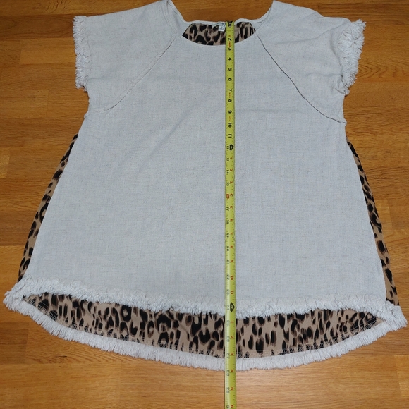 Umgee Linen Blend Top Size M - Picture 9 of 10